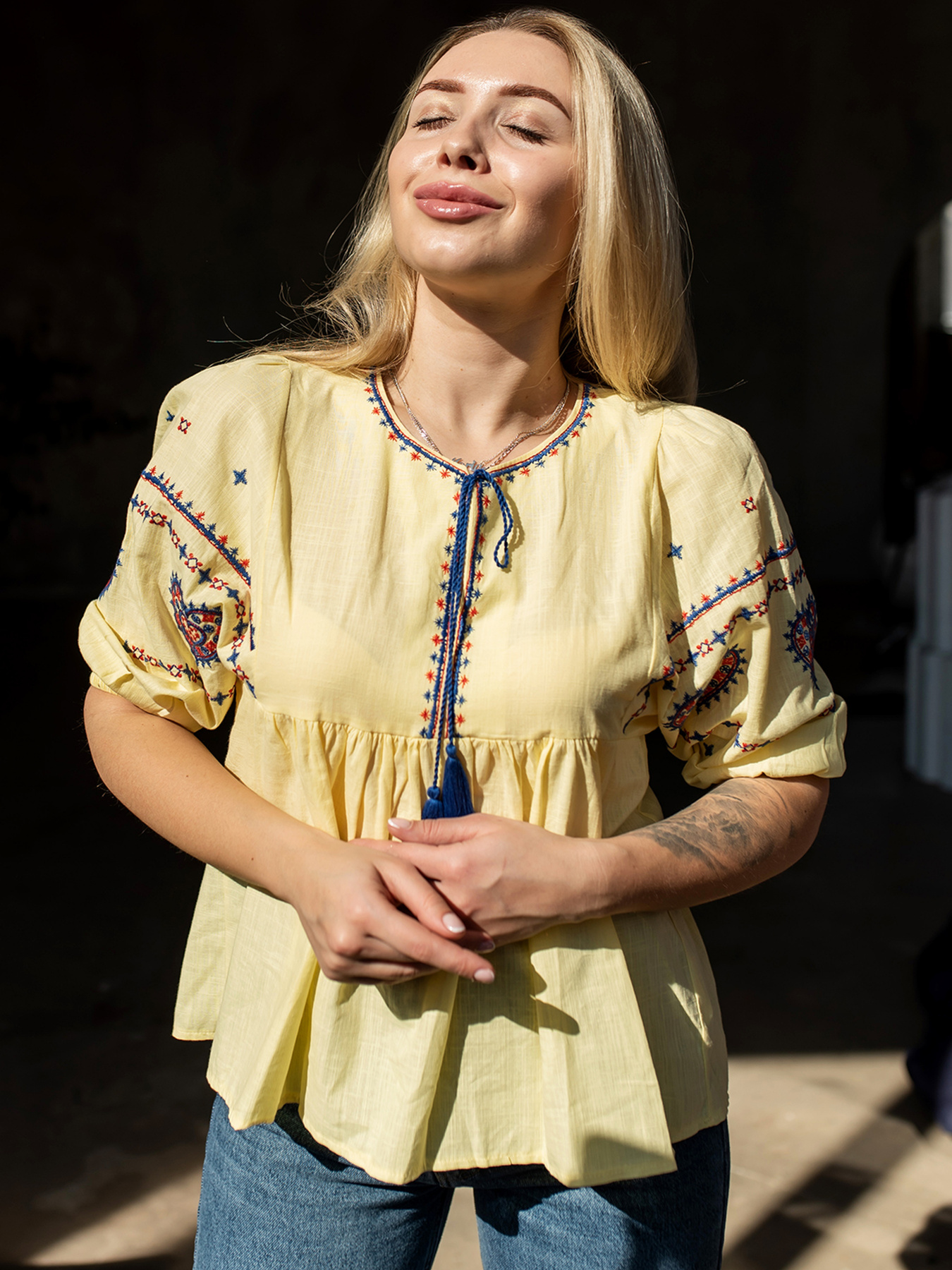 Вышитая рубашка Maritel модель 688565 Фото