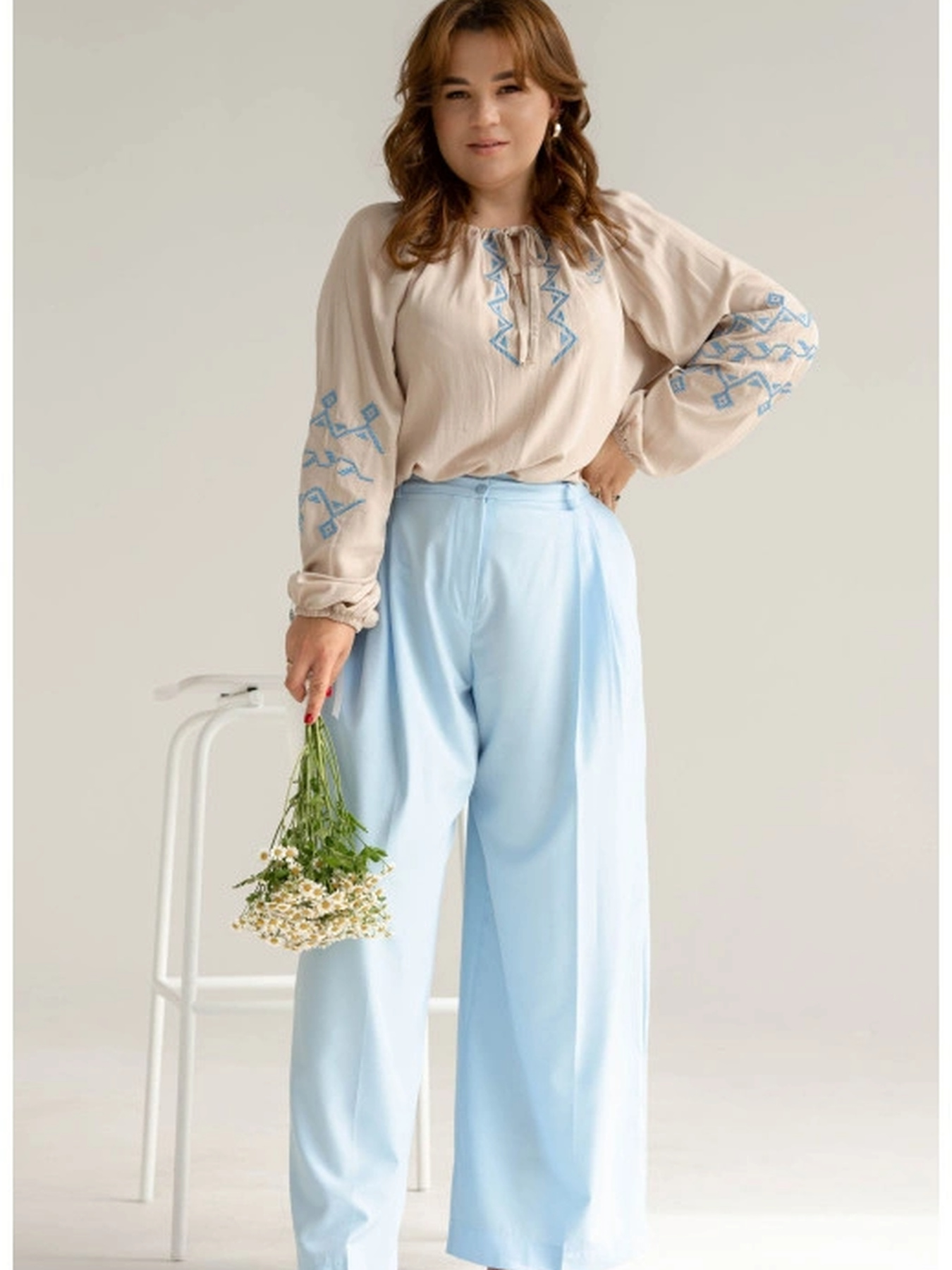 Вышитая рубашка Maritel модель 924580 Фото