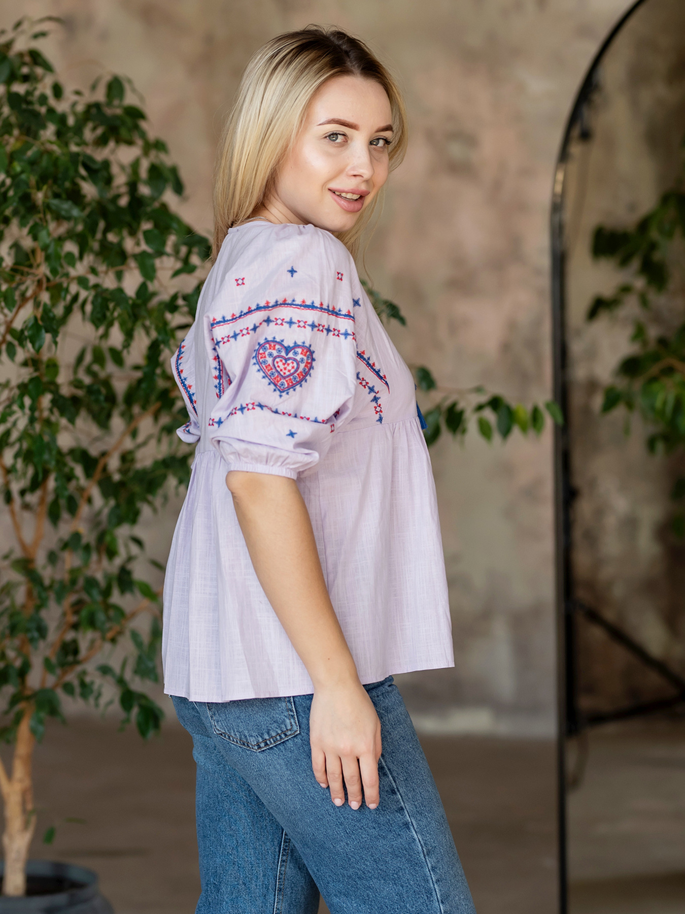 Вышитая рубашка Maritel модель 938561 Фото