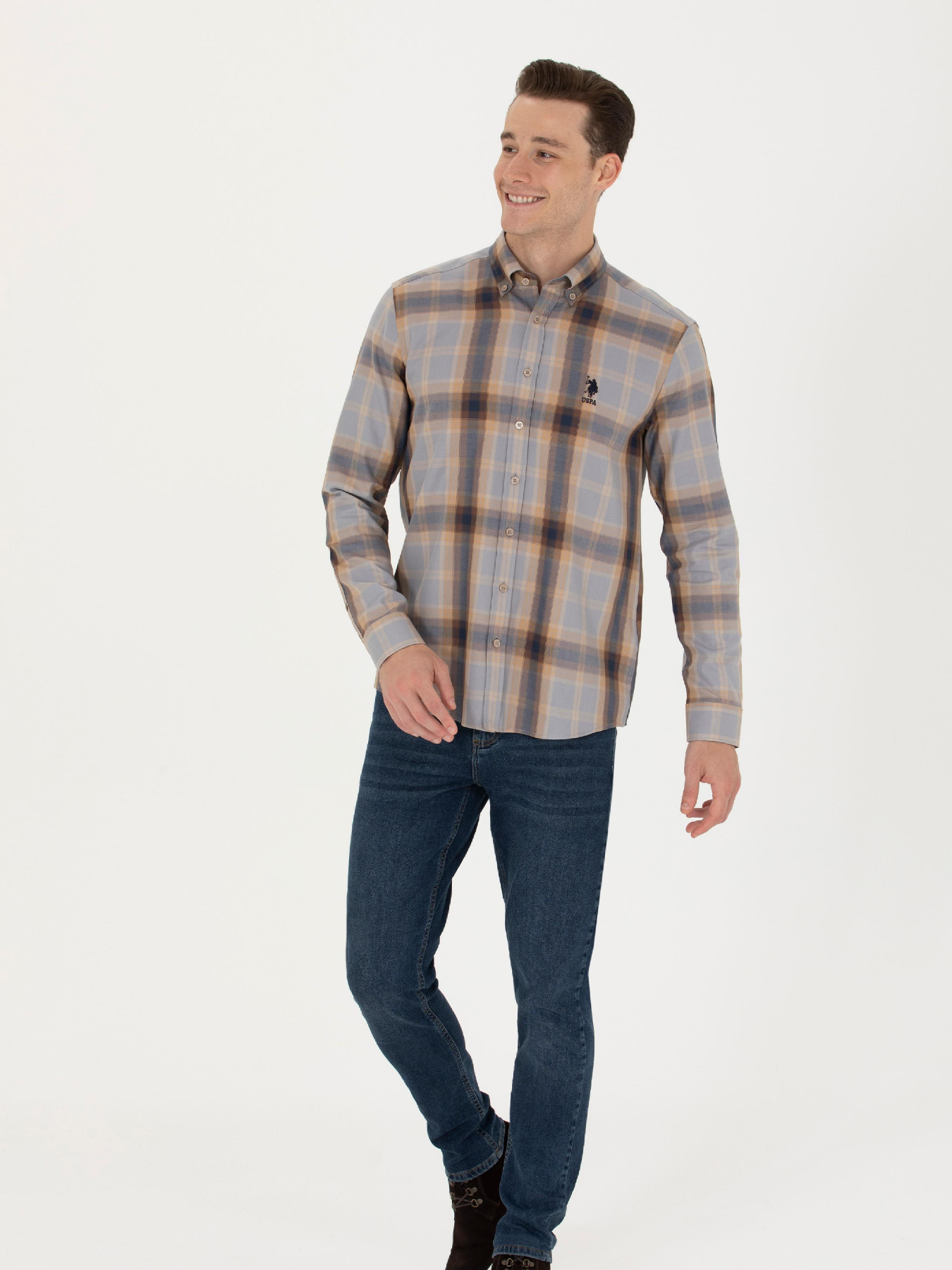 Рубашка US Polo модель G081GL004.000.1450200.VR015 Фото