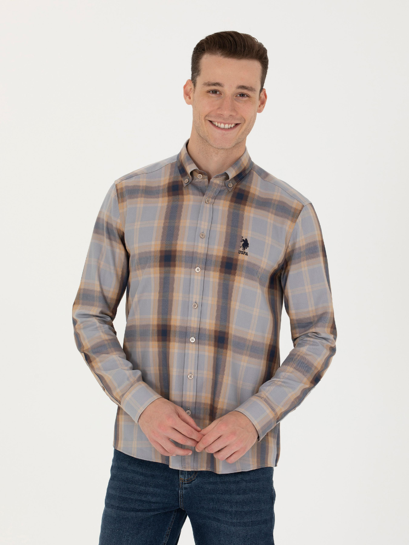 Сорочка повсякденна US Polo модель G081GL004.000.1450200.VR015 Фото