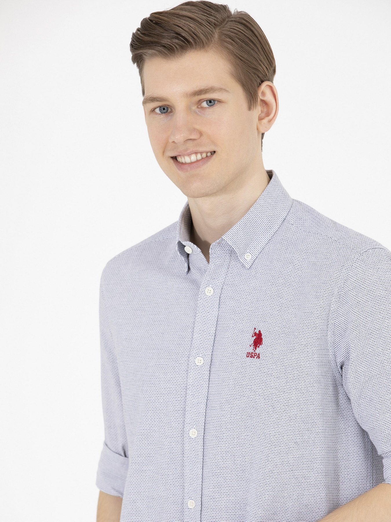 Рубашка US Polo модель G081SZ004.000.1593369.VR033 Фото