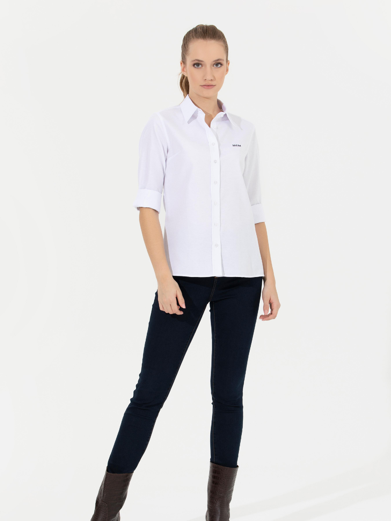 Рубашка повседневная US Polo модель G082GL004.000.1566127.VR013 Фото