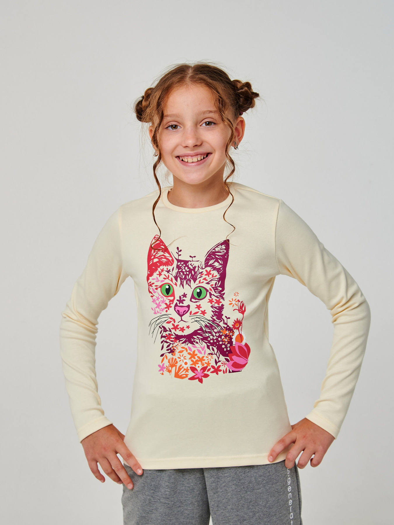 Лонгслів SMIL модель smil_114135-kremovyj Фото