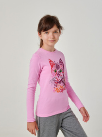 Лонгслив SMIL модель smil_114135-rozovyj Фото