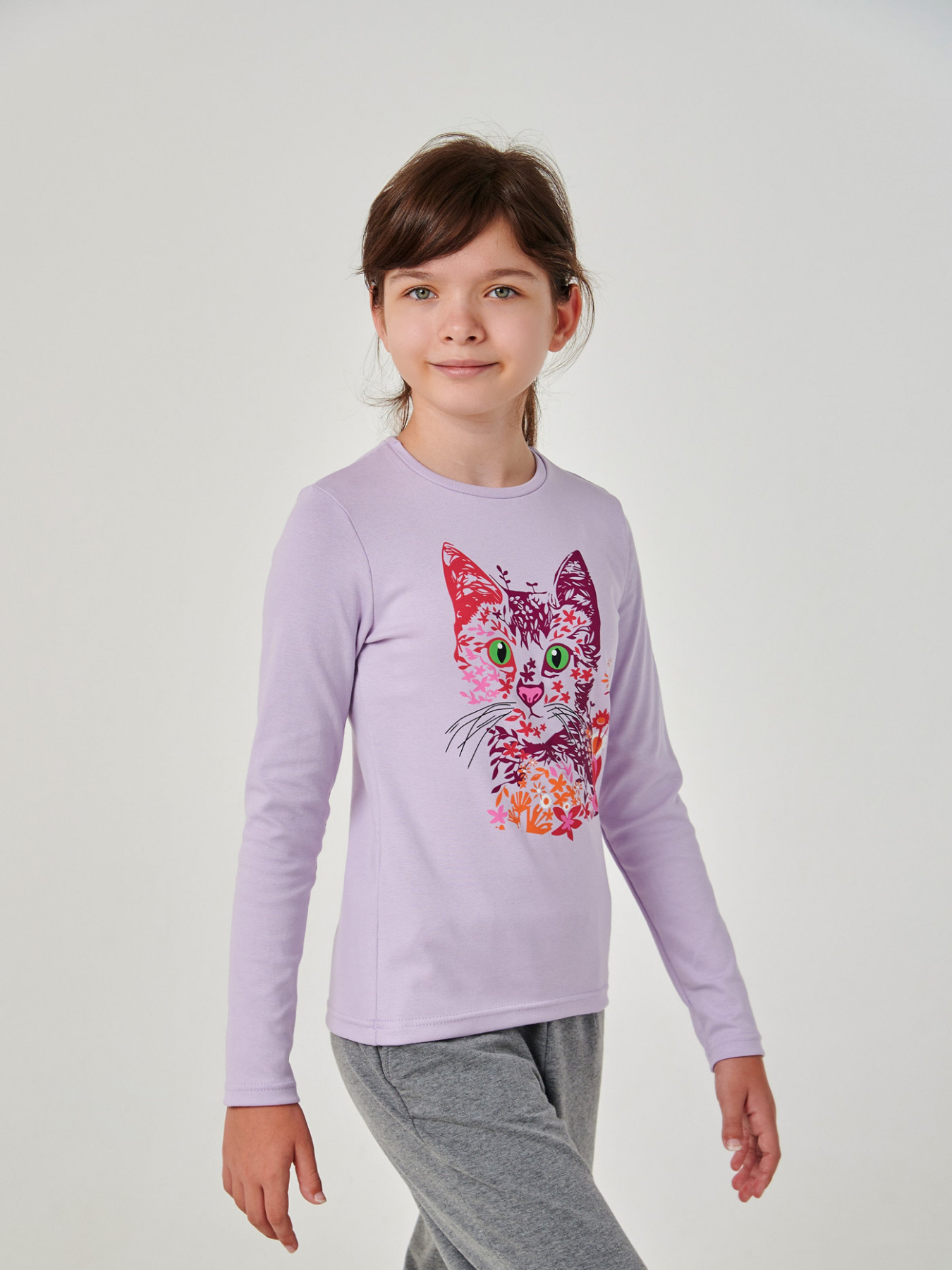 Лонгслив SMIL модель smil_114135-svetlo-fioletovyj Фото