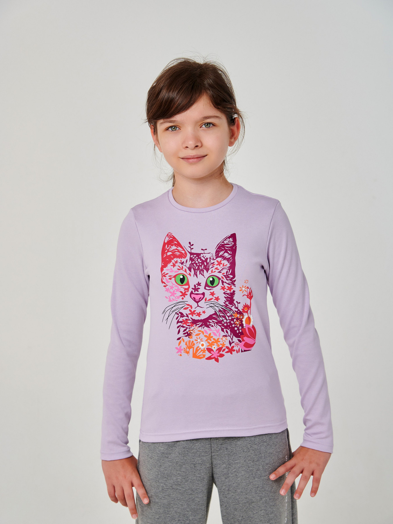 Лонгслив SMIL модель smil_114135-svetlo-fioletovyj Фото