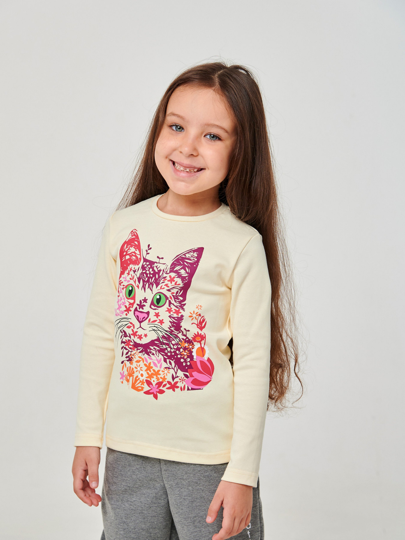 Лонгслів SMIL модель smil_114134-kremovyj Лонгслів SMIL модель smil_114134-kremovyj Фото