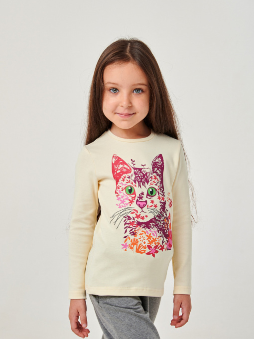 Лонгслив SMIL модель smil_114134-kremovyj Фото