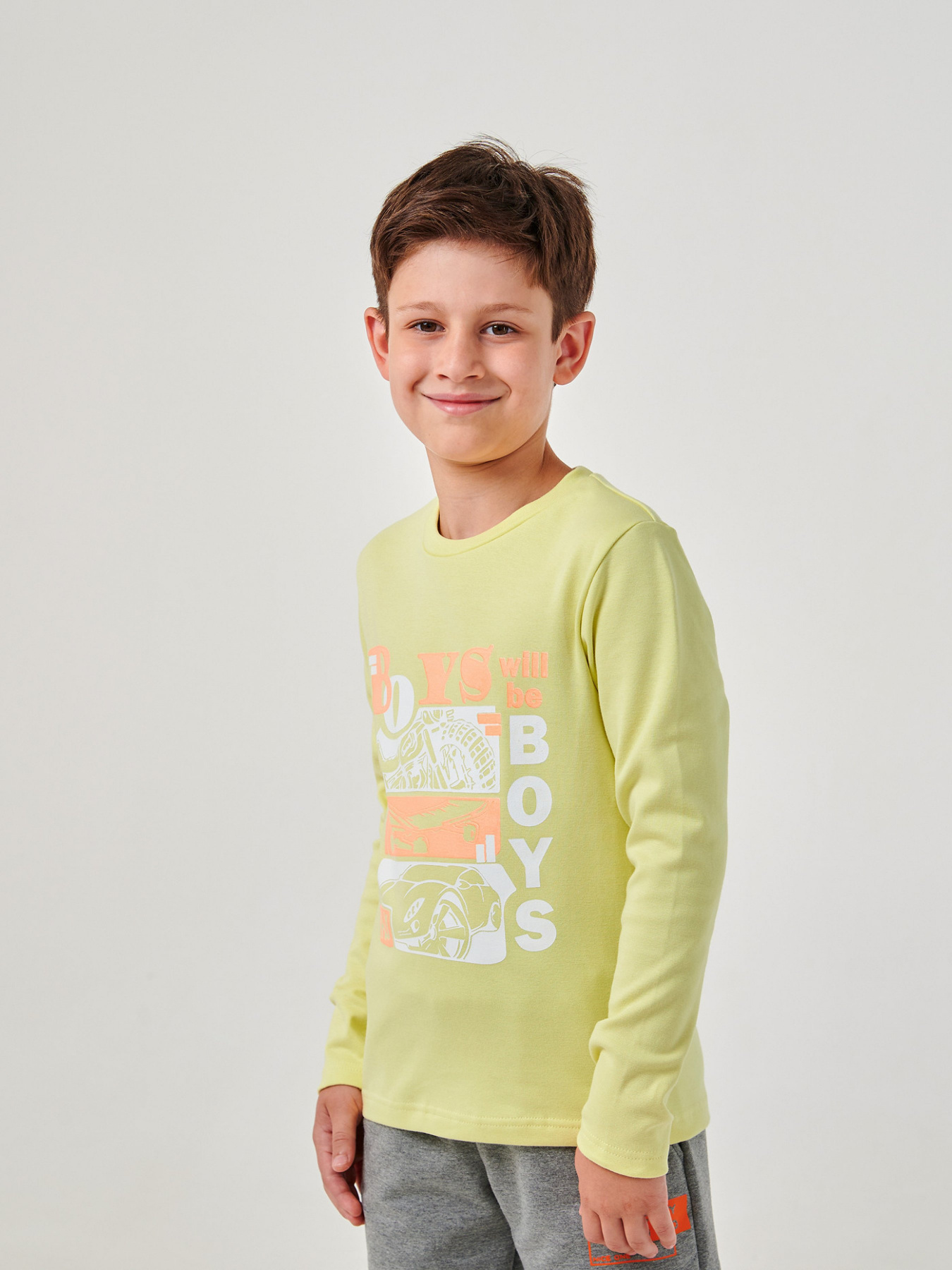 Лонгслів SMIL модель smil_114132-salatovyj Фото