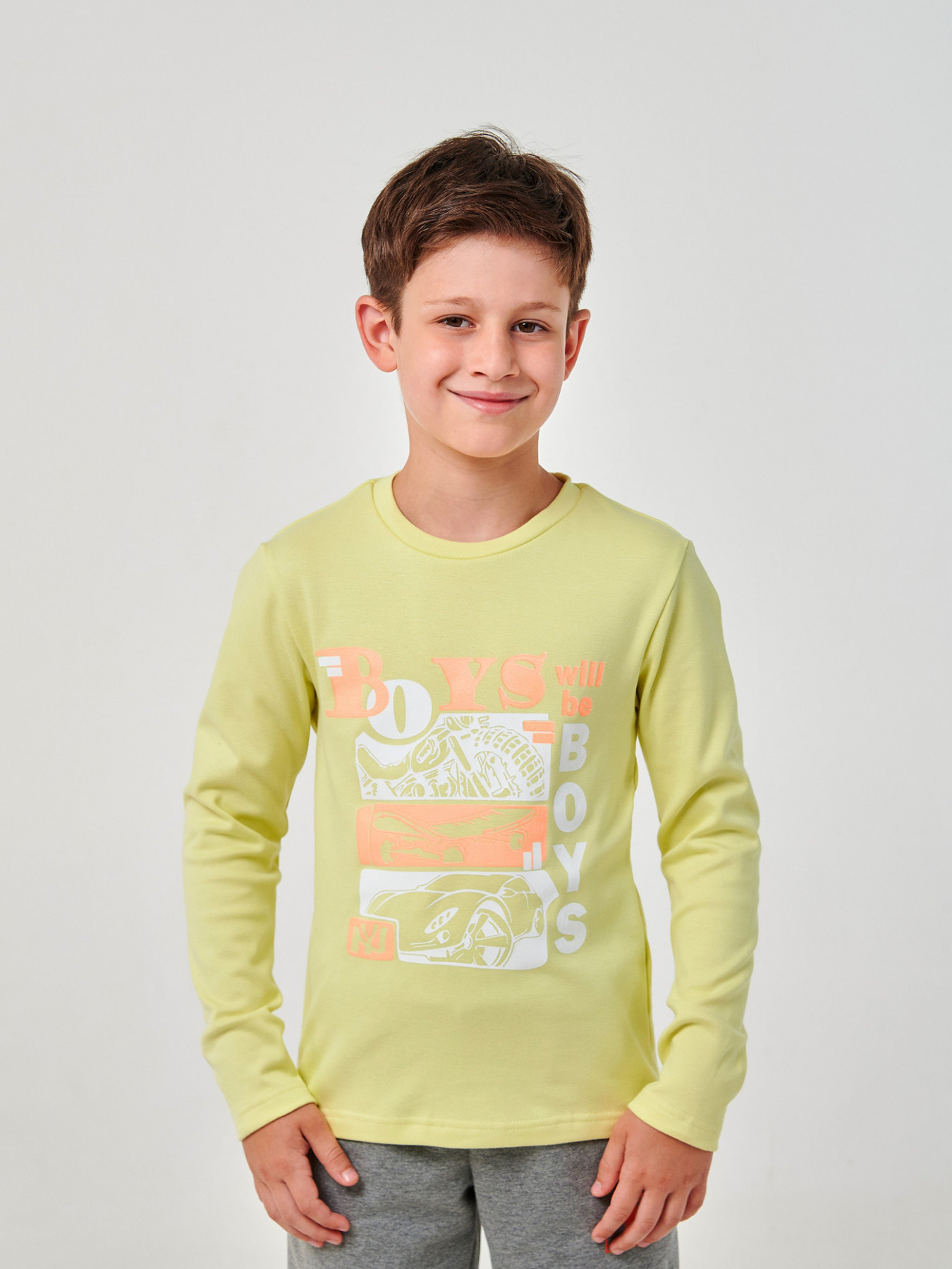 Лонгслів SMIL модель smil_114132-salatovyj Фото