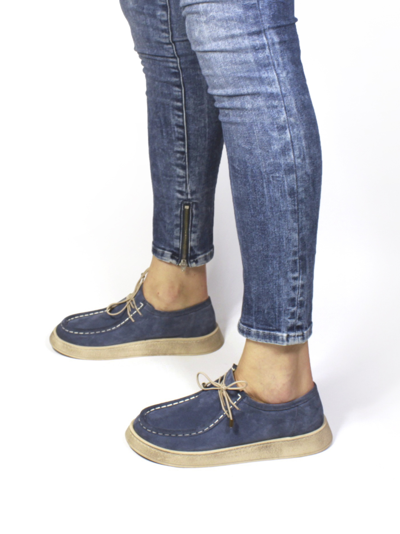 Мокасины It-girl модель 28449-656-navy Фото