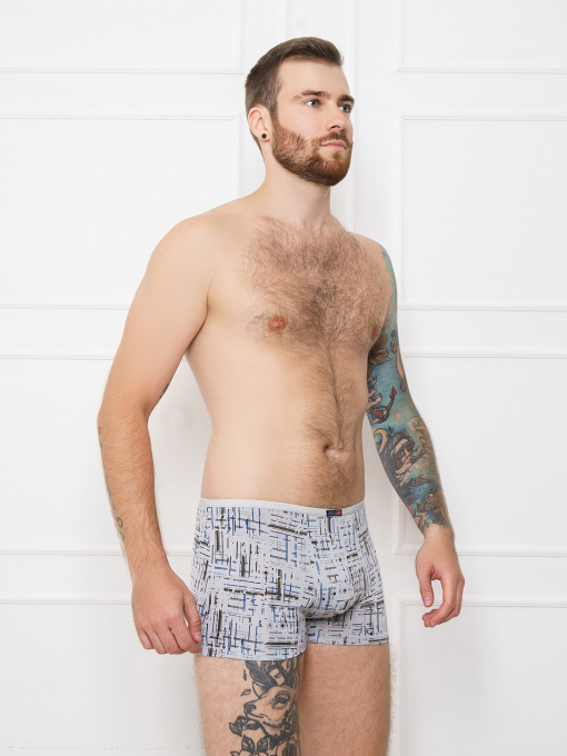 Трусы ISSA Plus модель GN5-111_grey Фото