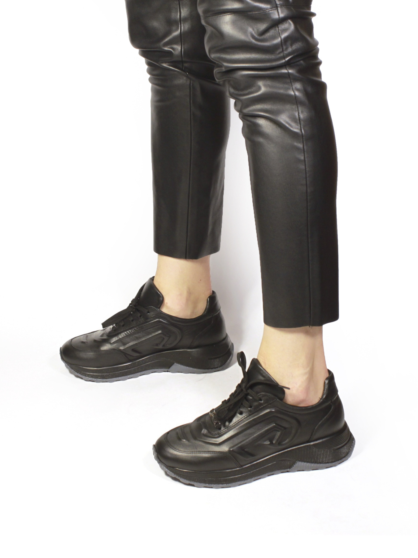 Кроссовки It-girl модель 119-01-black Фото