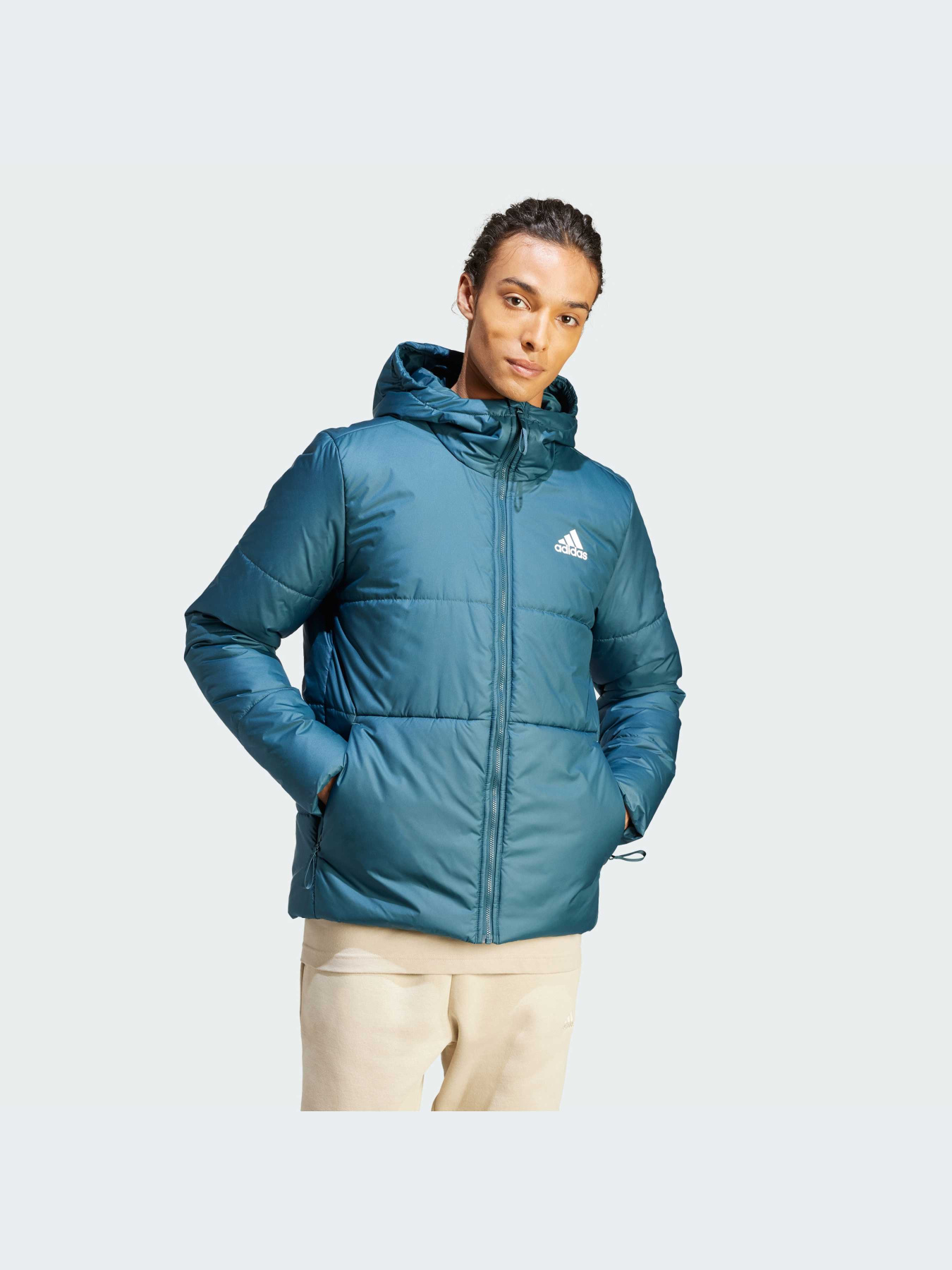 Демісезонна куртка Adidas 3 Stripes модель IK0512 Фото