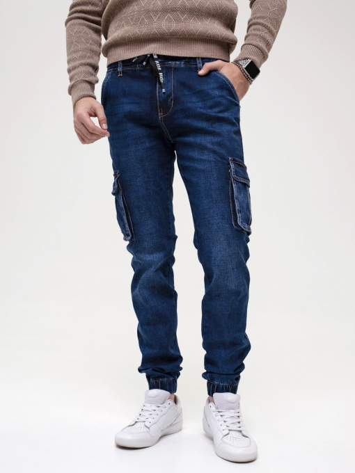 Зауженные джинсы ISSA Plus модель GN4-150_blue Фото