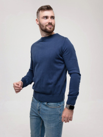 Джемпер ISSA Plus модель GN4-151_blue Фото