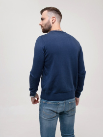 Джемпер ISSA Plus модель GN4-151_blue Фото