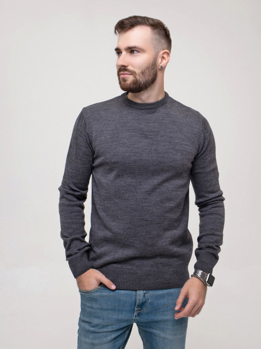 Джемпер ISSA Plus модель GN4-151_darkgray Фото