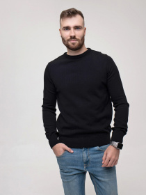 Джемпер ISSA Plus модель GN4-151_black Фото