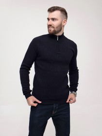 Светр ISSA Plus модель GN4-152_darkblue Фото