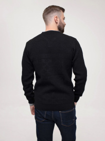 Джемпер ISSA Plus модель GN4-156_black Фото