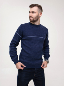 Джемпер ISSA Plus модель GN4-157_blue Джемпер ISSA Plus модель GN4-157_blue Фото