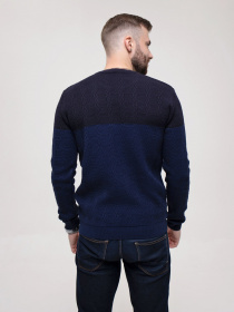 Джемпер ISSA Plus модель GN4-159_blue Фото