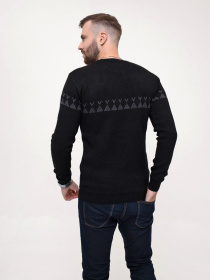 Джемпер ISSA Plus модель GN4-160_black Джемпер ISSA Plus модель GN4-160_black Фото