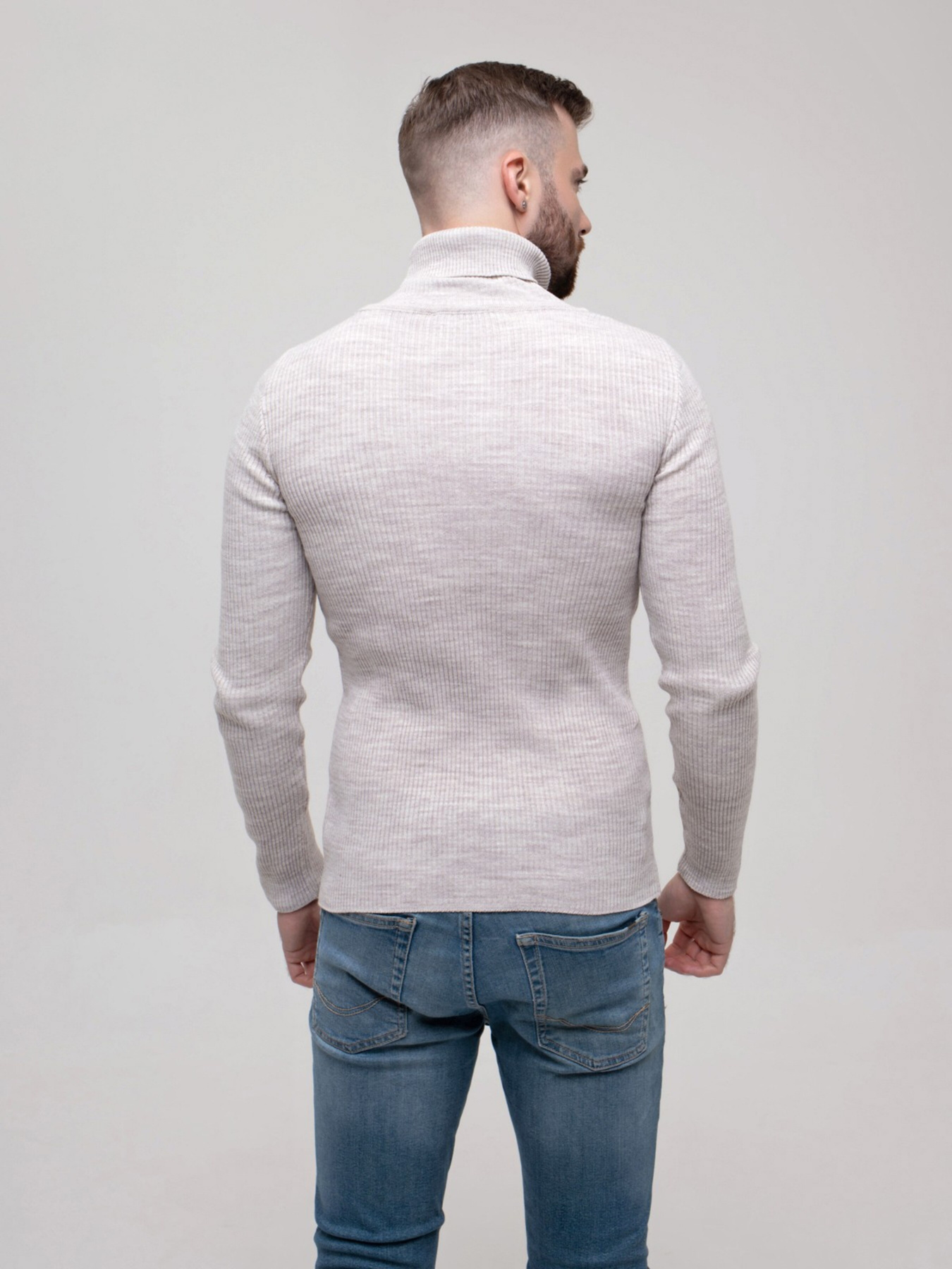 Свитер ISSA Plus модель GN4-58_lightgray Свитер ISSA Plus модель GN4-58_lightgray Фото