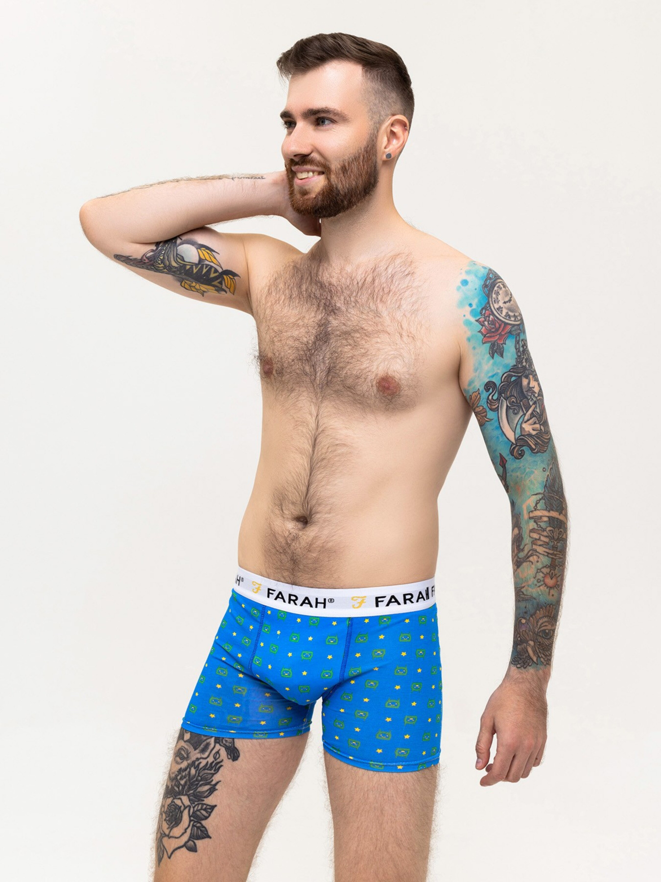 Трусы ISSA Plus модель GN5-223_blue Фото