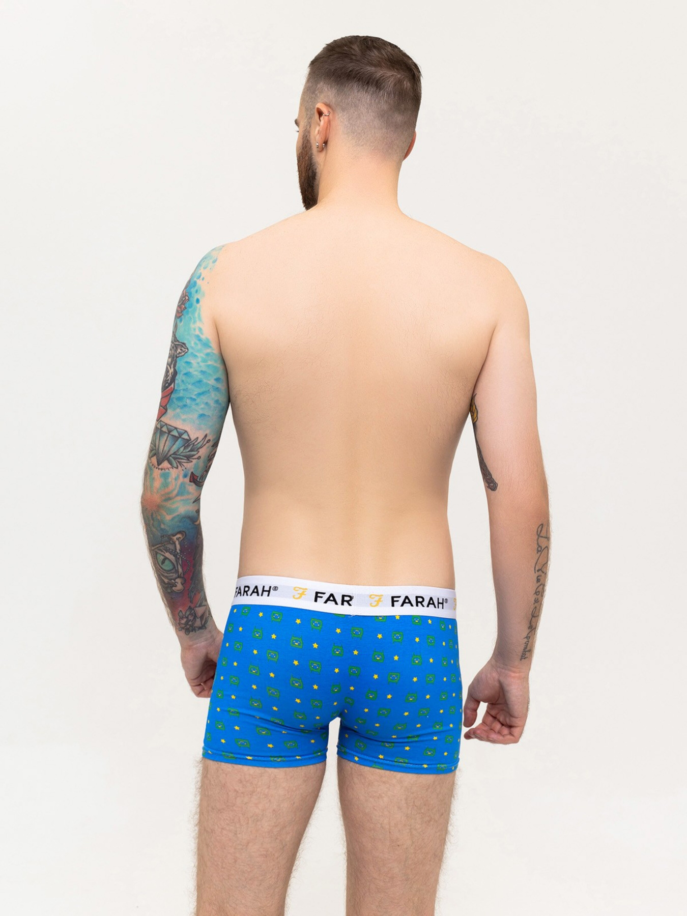 Трусы ISSA Plus модель GN5-223_blue Фото