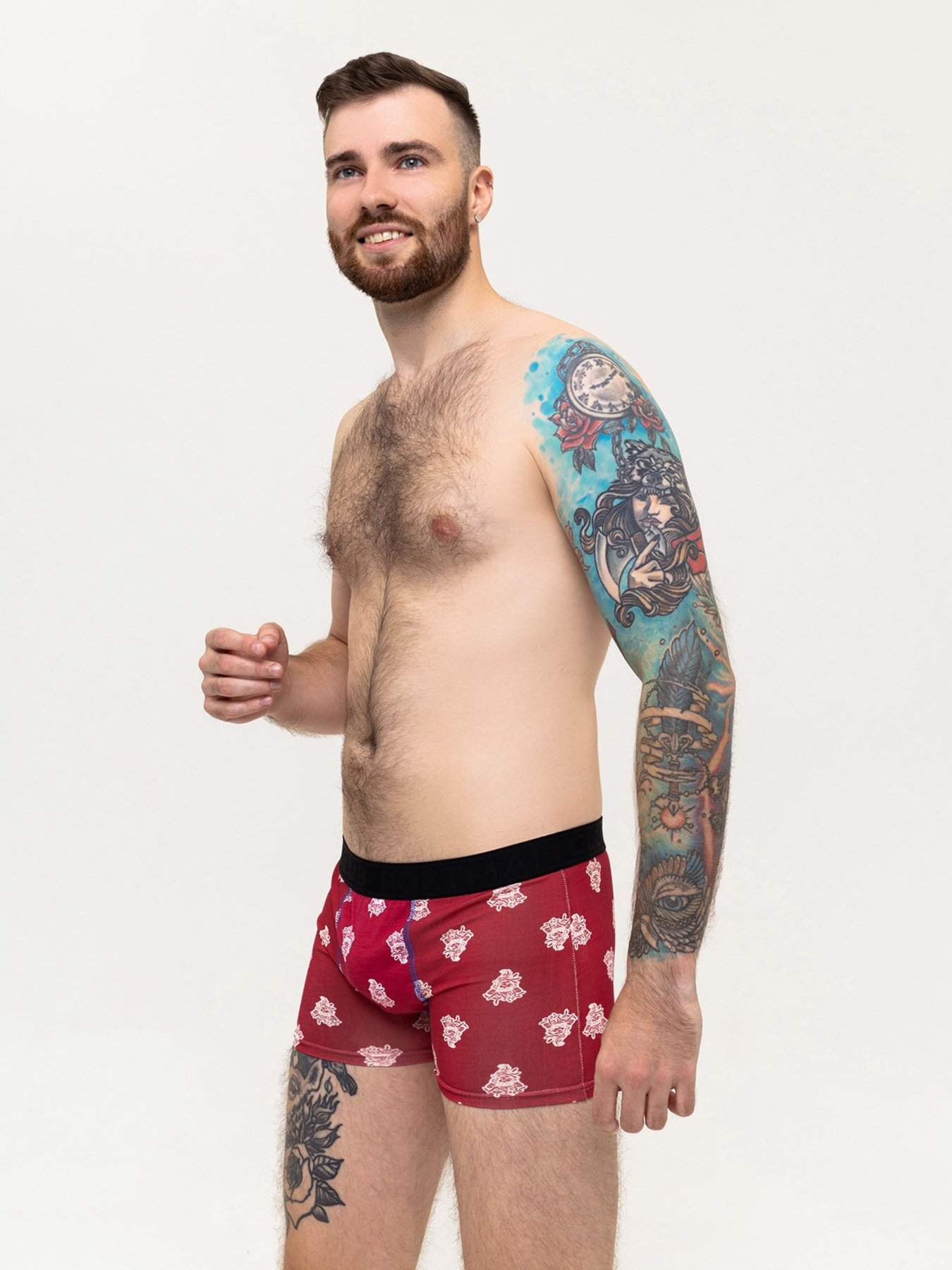 Трусы ISSA Plus модель GN5-230_burgundy Фото