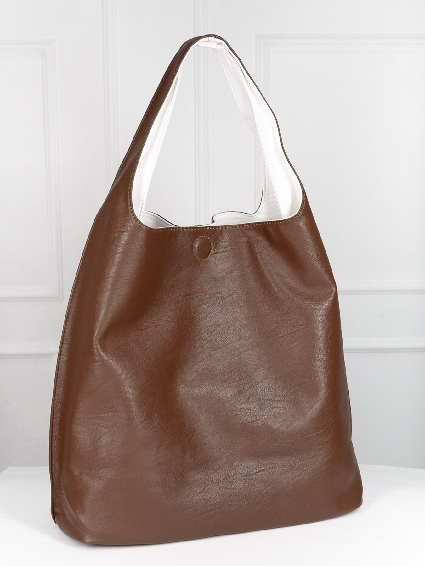 Шопер ISSA Plus модель SU3-187_brownmilky Фото