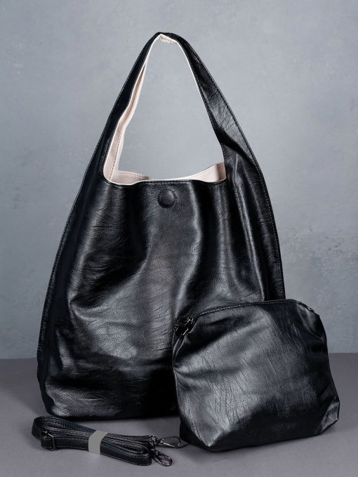 Шоппер ISSA Plus модель SU3-187_blackmilky Фото