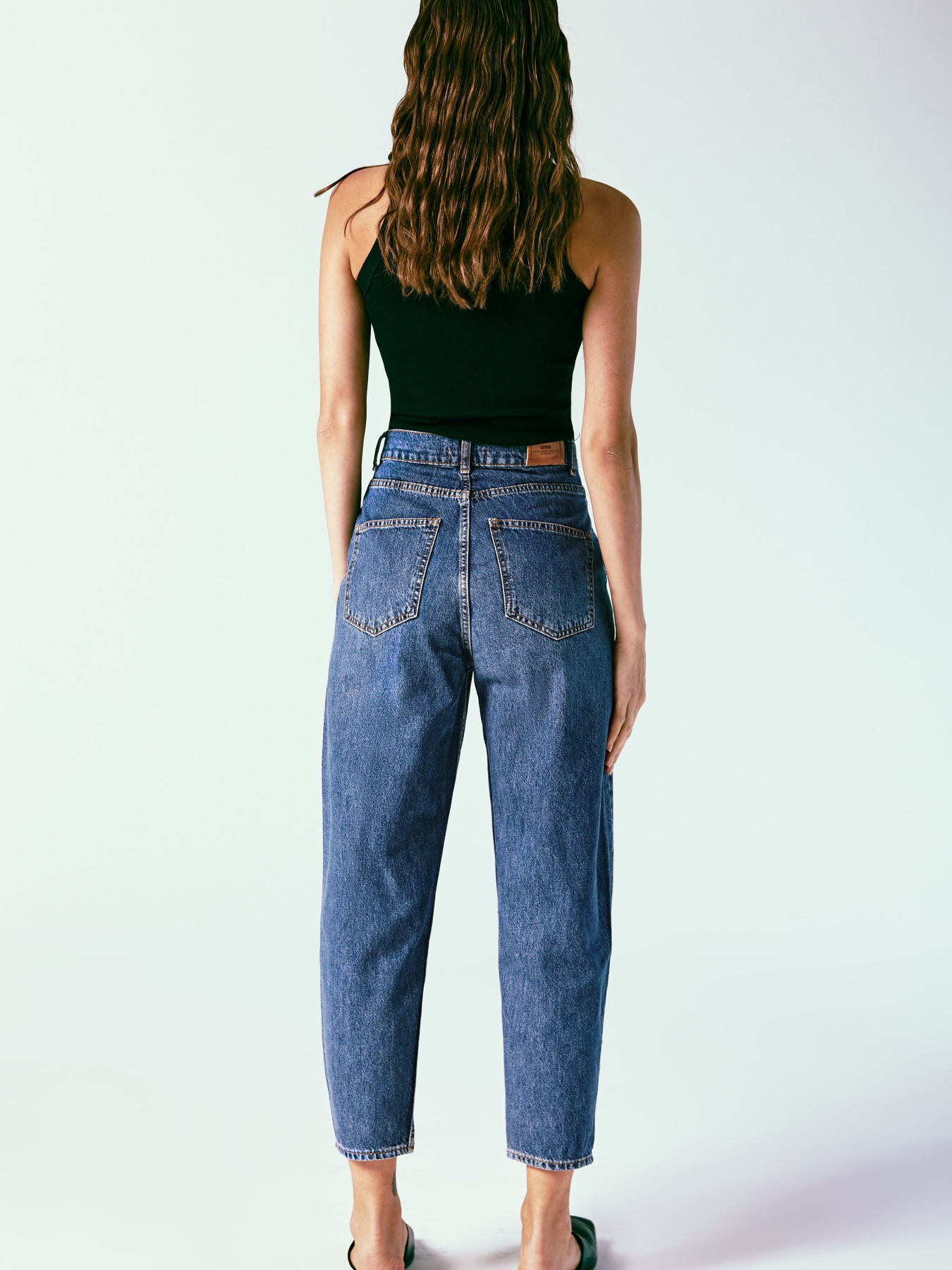 Джинсы мом Gepur модель 45201 Джинсы мом Gepur модель 45201 Фото