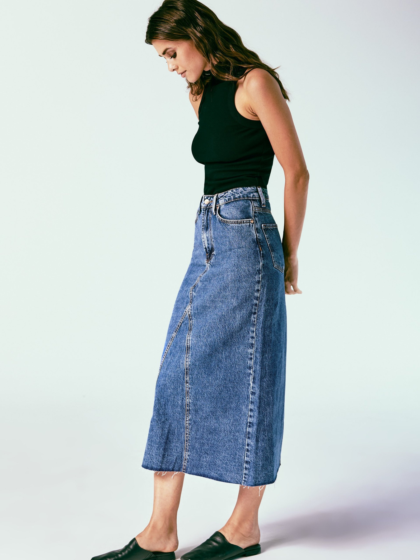 Джинсовая юбка Gepur модель 45209 Фото