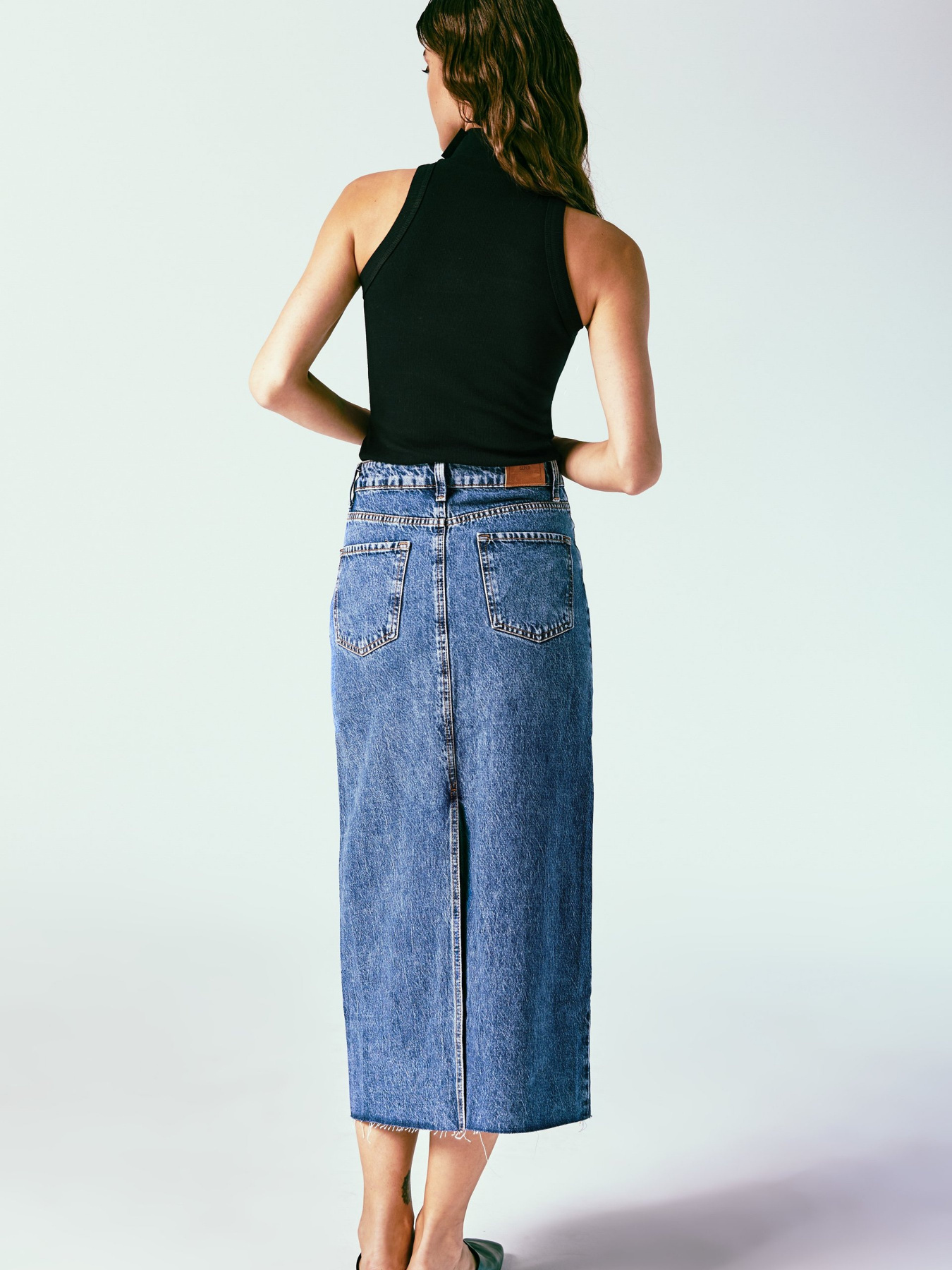 Джинсовая юбка Gepur модель 45209 Фото