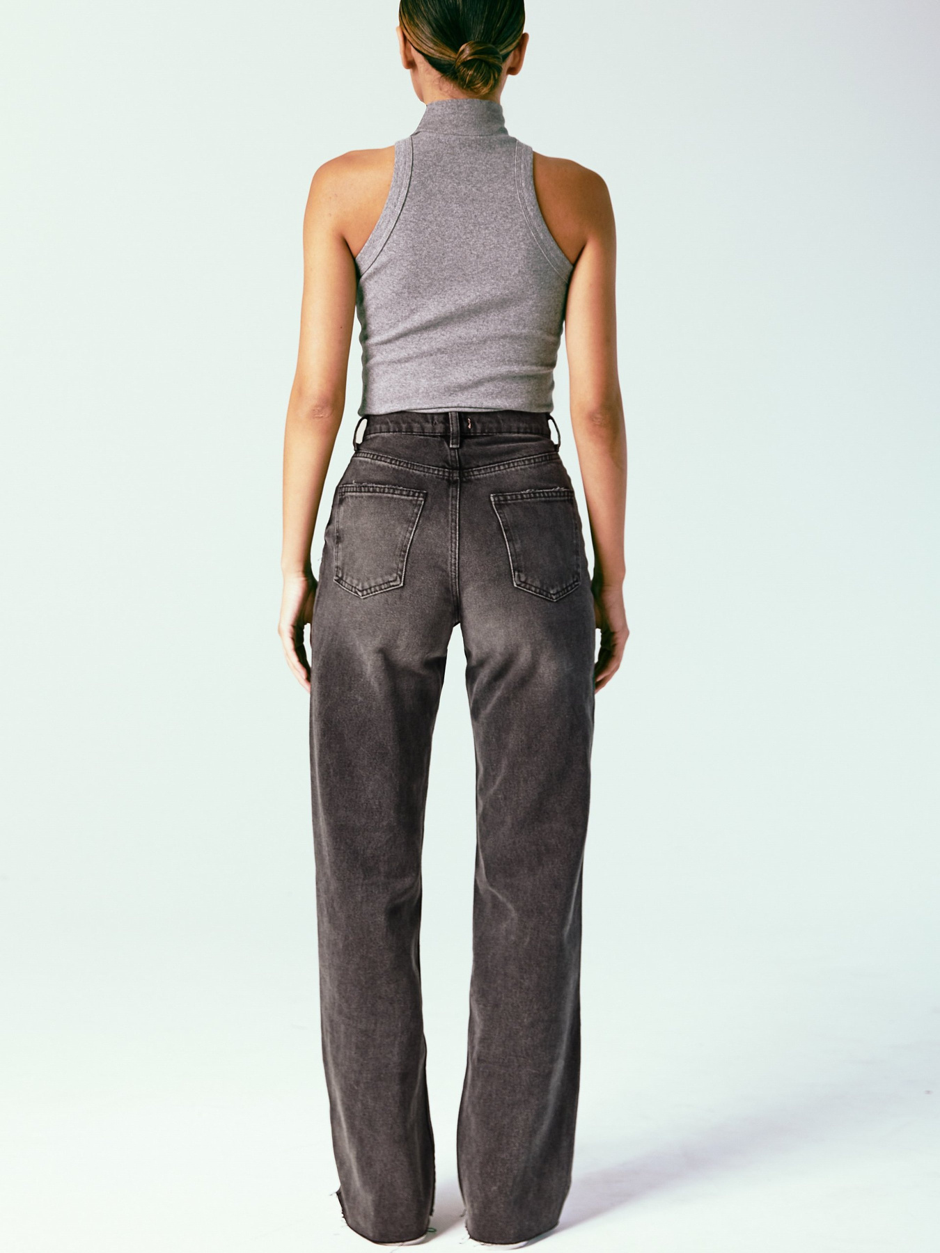 Широкі джинси Gepur модель 45212 Широкі джинси Gepur модель 45212 Фото