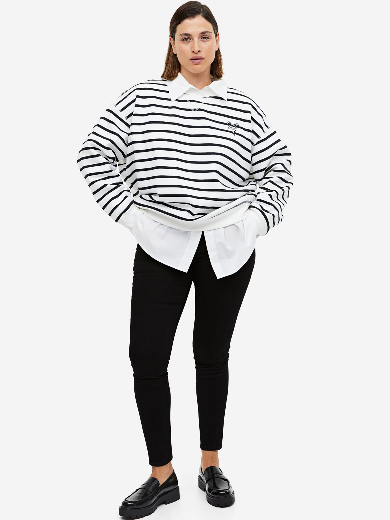 Зауженные джинсы H&M модель 69060 Фото