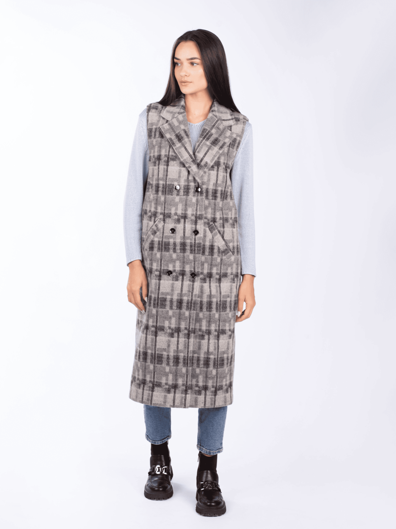 Утепленный жилет Едельвіка модель 178-22-00gray Фото