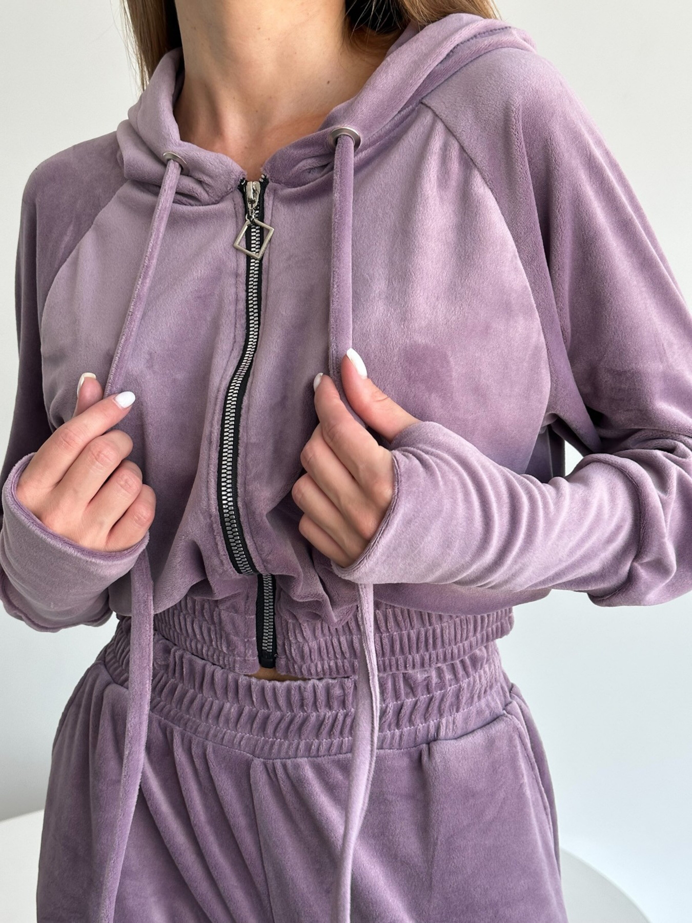 Спортивний костюм ISSA Plus модель SA-479_lilac Спортивний костюм ISSA Plus модель SA-479_lilac Фото