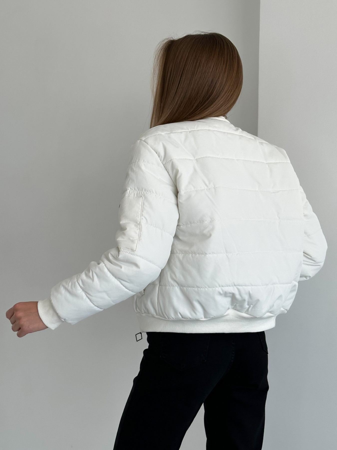 Бомбер ISSA Plus модель SA-482_white Фото