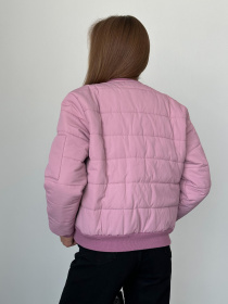 Бомбер ISSA Plus модель SA-482_розовый Фото