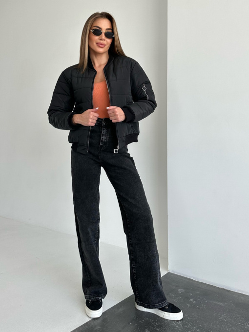 Бомбер ISSA Plus модель SA-482_черный Фото