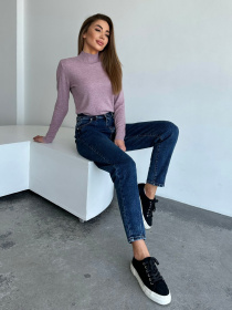 Джинсы мом ISSA Plus модель WN20-309_blue Фото