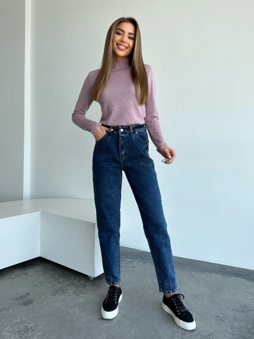 Джинсы мом ISSA Plus модель WN20-309_blue Фото