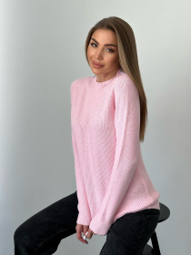 Светр ISSA Plus модель WN20-48_lightpink Фото