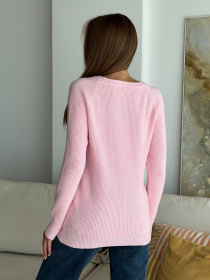 Джемпер ISSA Plus модель WN20-539_lightpink Фото