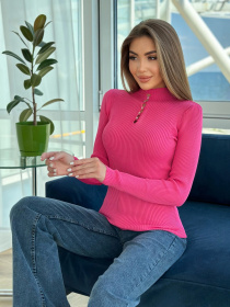 Водолазка ISSA Plus модель WN20-550_raspberry Водолазка ISSA Plus модель WN20-550_raspberry Фото